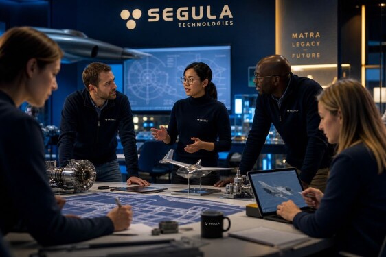Career Development and Teamwork in Aerospace Engineering at Segula Technologies.